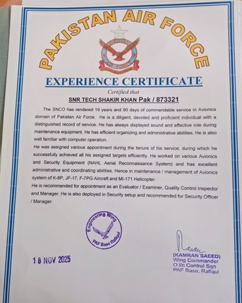 Al Aziziyah, Job Seekers, Safety Officer,Qc Inspector, Security Supervisor, Avionics Technician
