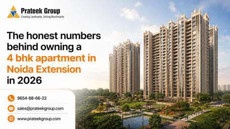 Noida, Real Estate, The Honest Numbers Behind Owning A 4 BHK Apartment In Noida Extension In 2026