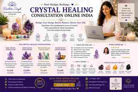 New Delhi, Business, Crystal Healing Consultation Online India