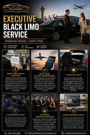 Los Angeles, Travel, Executive Black Limo Service - Premium Travel Every Time