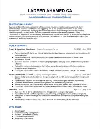 Riyadh, Job Seekers, Experienced Professional Looking For Operations, Admin, Sales & Business Support Roles