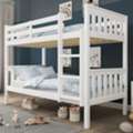 GBP 199,  Solid Wood Detachable Bunk Bed - Stacked Shared Room Setup