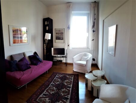 Rome, Apartments, Flats, Houses & Villas, EUR 2500/month,  Furnished,  2 BR,  100 Sq. Meter,  Bright Apart With Lovely Terrace In Monti Area 2 Bedrooms