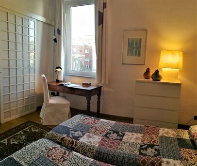 Rome, Apartments, Flats, Houses & Villas, EUR 2500/month,  Furnished,  2 BR,  100 Sq. Meter,  Bright Apart With Lovely Terrace In Monti Area 2 Bedrooms