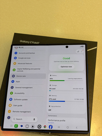 Dammam, Mobile Phones, SAR 4800,  Galaxy Fold 7 512 Gb From Extra