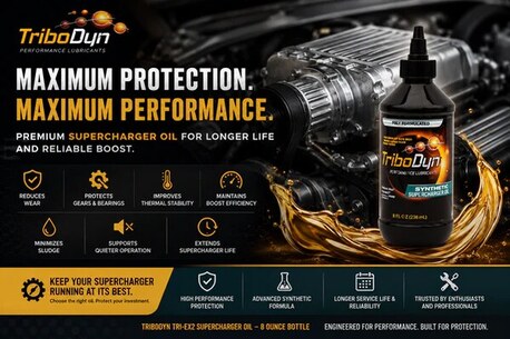 New York, Business, Best Supercharger Oil | Supercharger Oil Change Guide | TriboDyn &ndash; TriboDyn&reg; Lubricants