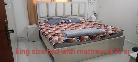 Jubail, Furniture, SAR 1200,  King Size Bed With Matress-450 SAR,wardobe-250 SAR,sofa Set With Table-500 SAR