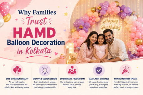 Kolkata, Creative, Anniversary Decoration In Kolkata &ndash; Make Your Special Day Memorable With HAMD Balloon