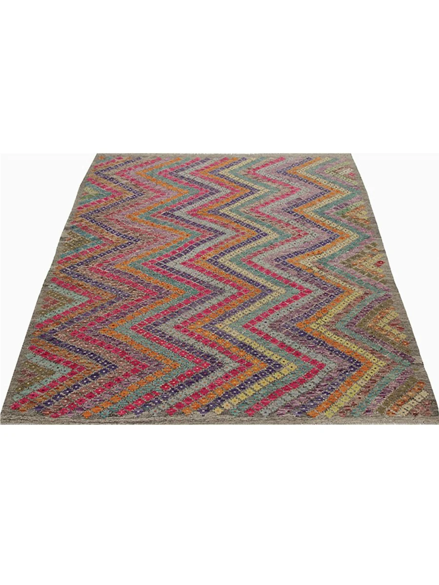 New York, Furniture, USD 680,  7x9 Gray Turkish Kilim Area Rug In DFW TX