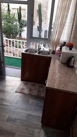 Amman, Apartments, Flats, Houses & Villas, JOD 225/month,  Furnished,  1 BR,  Cozy, Safe, And With A Terrace And Garden, In A Private Building, In The Middle Of Amman