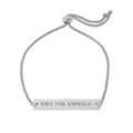 USD 29,  Engraved Bracelet | Personalized Adjustable Bar Bracelet