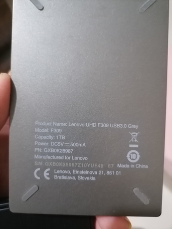 Busaiteen, Electronics, BHD 80,  Lenovo Uhd F309 USB 3.0