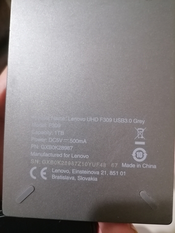 Busaiteen, Electronics, BHD 80,  Lenovo Uhd F309 USB 3.0