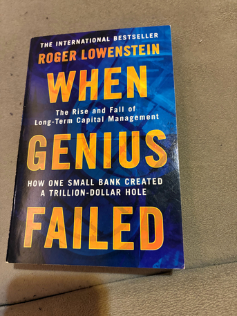 Amwaj Islands, Books, BHD 3,  When Genius Failed - Roger Lowenstein