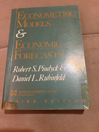 Manama, Books, BHD 2,  Econometric Models & Economic Forecasts