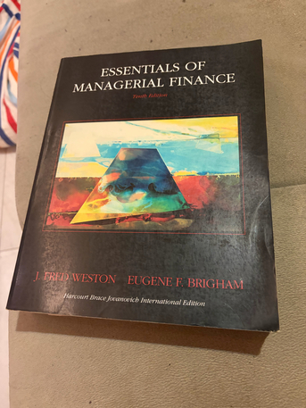 Manama, Books, BHD 3,  Essentials Of Managerial Finance