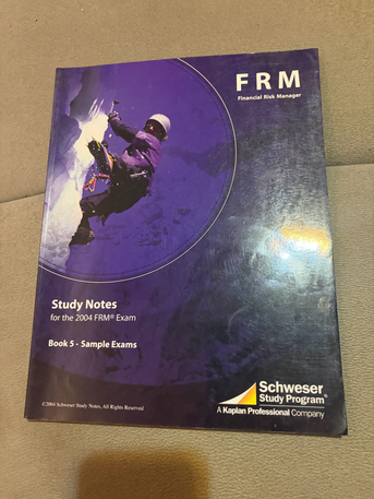 Amwaj Islands, Books, BHD 1,  FRM Study Notes