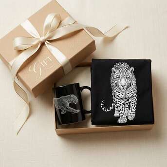New York, Pet Supplies, USD 49,  Gifts For Animal Lovers | Leopard Mug & Matching Tee