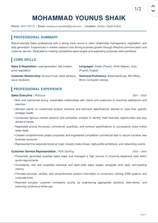 Jeddah, Job Seekers, Sales/representative/ Customer Service Representative