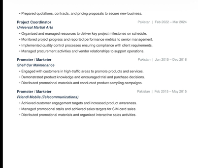 Riyadh, Job Seekers, Experienced Project Manager | Logistics & Operations Leadership
