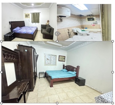 Jubail, Apartments, Flats, Houses & Villas, SAR 1800/month,  2 BR,  200 Sq. Meter,  2 BHK Fully Furnished 1800 Per Month
