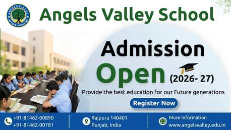 Punjab, Education, Angels Valley School Admission Open 2026-27