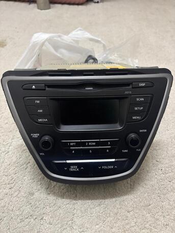Dammam, Auto Parts, SAR 250,  ELANTRA OEM STEREO WITH DECOR AND CLOCK