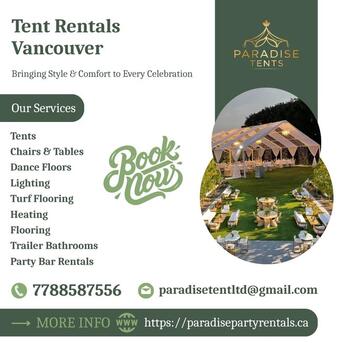 Surrey, Event Planning, Tent Rentals Vancouver For Weddings, Parties & Corporate Events