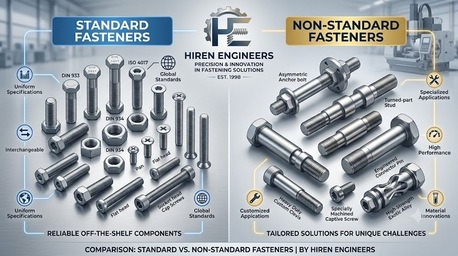 Mumbai, Business, Standard Fastener And Non-Standard Fastener Solutions - Hiren Engineers