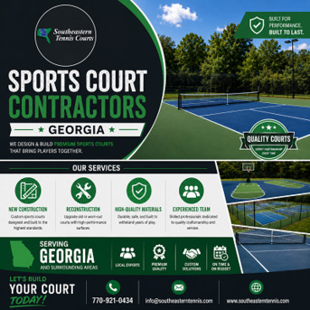 New York, Construction, Sports Court Contractors Georgia
