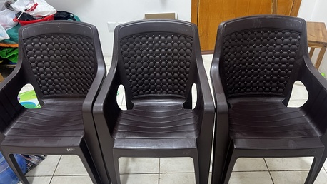 Al Khobar Al Shamalia, Furniture, SAR 120,  Heavy-Duty Plastic Chairs (Qty: 3)
