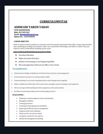Jubail, Job Seekers, Ashwani Tarun Yadav