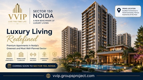 Noida, Real Estate For Sale, INR 20000000,  2 BR,  1234 Sq. Feet,  Premium Apartments Coming Soon In Sector 150 Noida