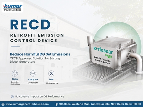 New Delhi, Industrial Machinery, ARAI-Approved RECD Kit For DG Set In India