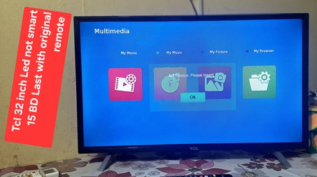 Manama, Appliances, BHD 15,  Tcl Led 15 Bd Not Smart Original Remote Nsg Wts Ap 3670 8372