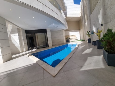 Abdoun, Apartments, Flats, Houses & Villas, JOD 30000/year,  5 BR,  450 Sq. Meter,  Luxury Duplex Ground Floor Apartment For Rent