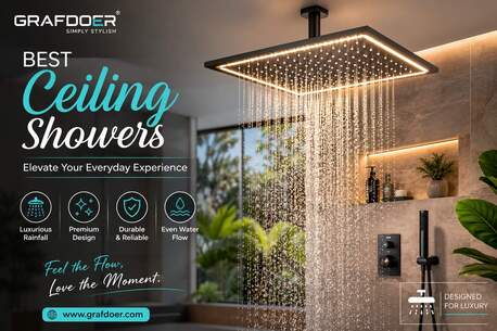 New Delhi, Household, Best Ceiling Showers For A Luxurious Bathroom Experience