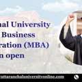 Uttaranchal University Master Of Business Administration (MBA) Admission Open