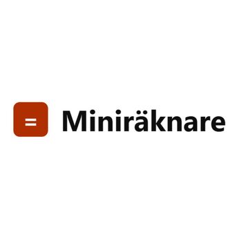 Stockholm, Business, Miniräknare