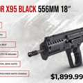 USD 1899,  Premium IWI Tavor X95 5.56 Bullpup Rifle For Sale