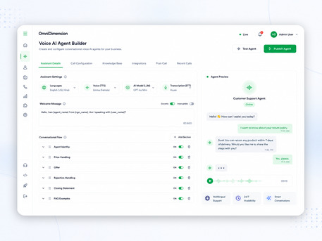 New York, Software Development, AI Voice Agents For Business | OmniDimension
