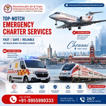 Chennai, Health, Panchmukhi Air And Train Ambulance From Chennai - Trust Us In Critical Situations