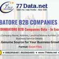 Verified 13000+ Coimbatore Companies List With Free Sample Data