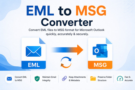 New York, Computer, Convert Multiple EML Files To MSG Format Without Data Loss