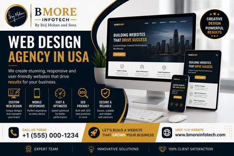 Washington DC, Marketing, Web Design Agency In USA | Responsive Website Design | BMore Infotech
