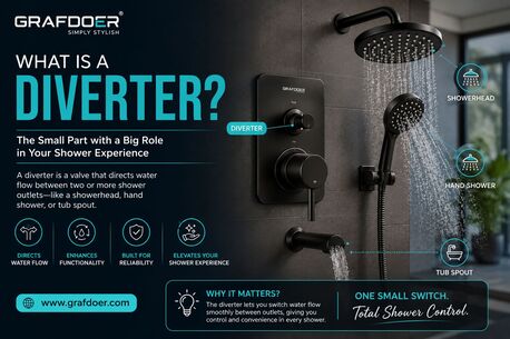 New Delhi, Household, What Is A Diverter? A Complete Guide To Bathroom Shower Diverters