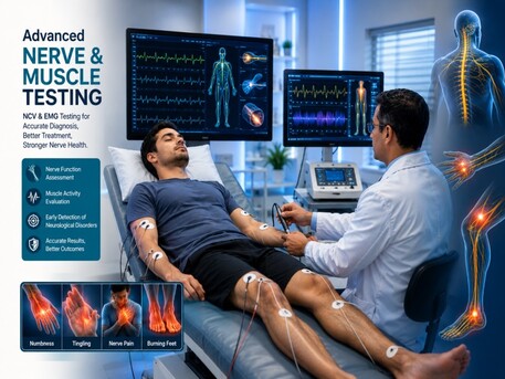 Gurugram, Health, Nerve & Muscle Testing In Gurugram | NCV & EMG Diagnosis