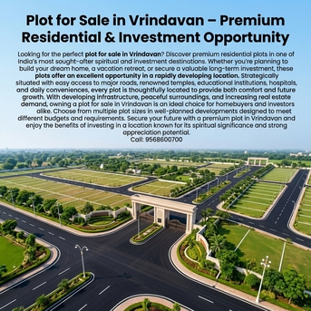 Lucknow, Commercial Plots, INR 0,  Plot For Sale In Vrindavan &ndash; Premium Residential & Investment Opportunity