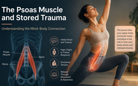 Gurgaon, Health, Psoas Muscle And Stored Trauma &mdash; Why Hip Stretches Trigger Tears | Coach For Mind