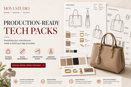 New York, Business, Professional Bag Design & Tech Pack Development